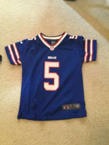 Here is my Tyrod Taylor jersey. 