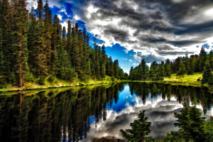 Picture from https://openclipart.org/detail/262472/surreal-lake-irene-colorado